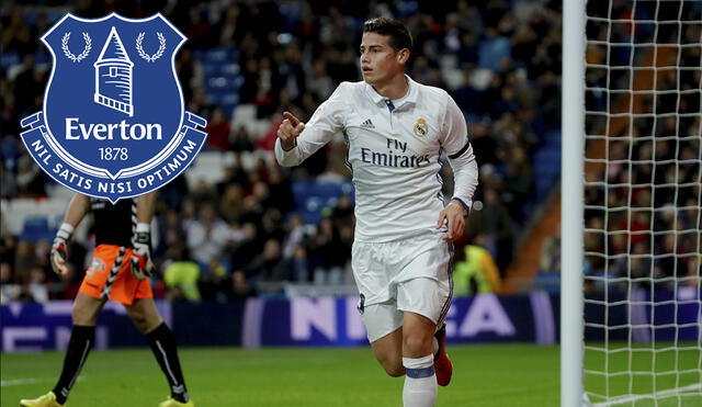 James Rodríguez habría firmado por tres años con Everton, según Gol Caracol. Foto: EFE.