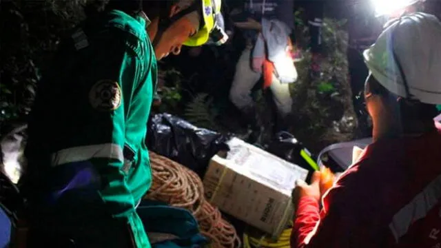 Tragedia tras derrumbe de mina en Colombia. Foto: Difusión