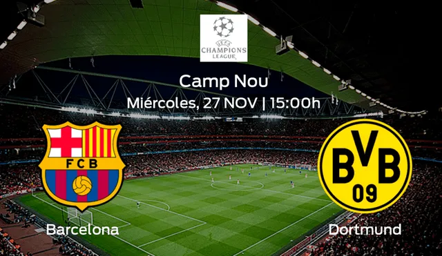 Sigue aquí EN VIVO ONLINE el Barcelona vs. Borussia Dortmund por la fecha 5 del Grupo F de la UEFA Champions League 2019-2020. | Foto: EFE