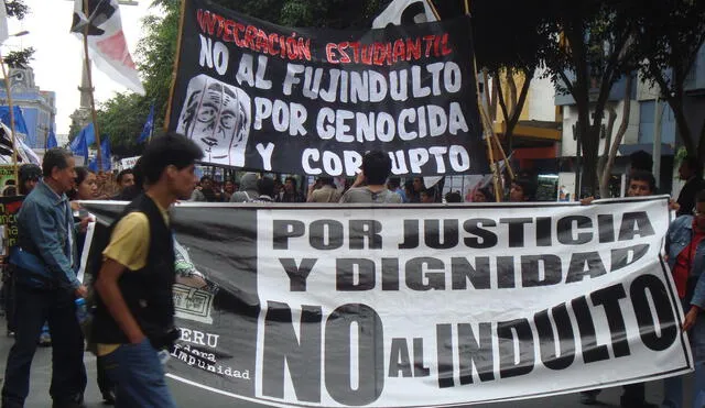 Garantizan que marcha contra indulto a Alberto Fujimori será pacífica