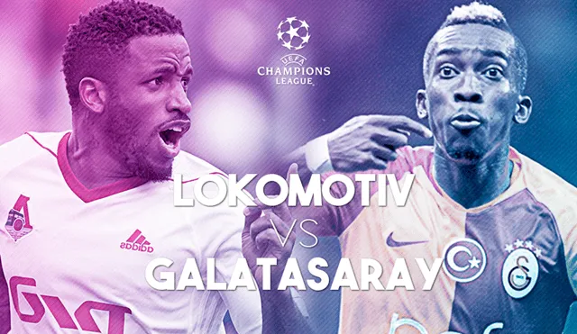 Con Jefferson Farfán, Lokomotiv venció 2-0 al Galatasaray por la Champions League [RESUMEN]