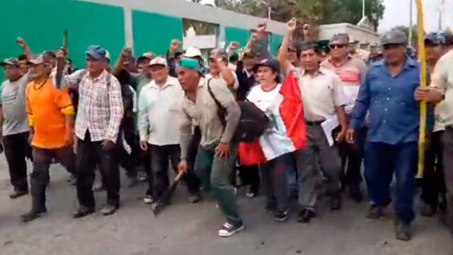 Trabajadores de Tumán piden la encarcelación de Edwin Oviedo [VIDEO]
