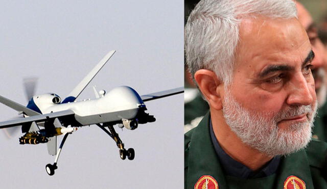 Estados Unidos utilizó un drone de combate para matar a Qasem Soleimani. Fotos: USAF/EFE.