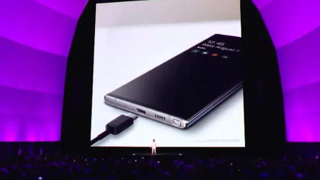 Samsung Galaxy Note 10 no tendrá entrada para auriculares.