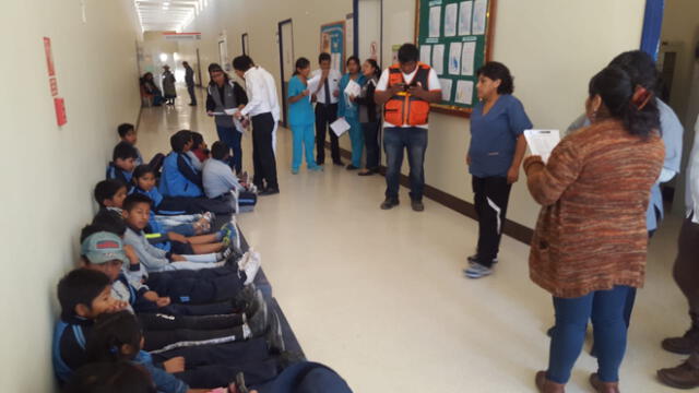 Intoxicación de escolares en Moquegua