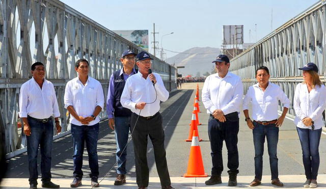 La Libertad: presidente Kuczynski puso en funcionamiento puente modular en Virú [VIDEO]