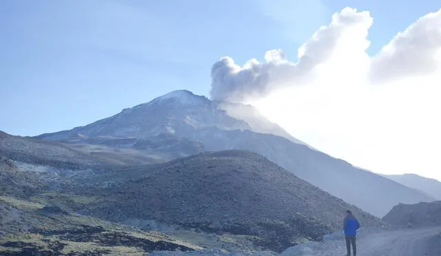 Las emisiones del volcán Ubinas afectaron también zonas de Puno.