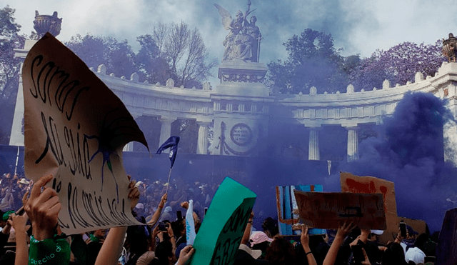 Histórica marcha de mujeres en México se realizó el 8 de marzo en el Día Internacional de la Mujer. (Foto: Twitter)