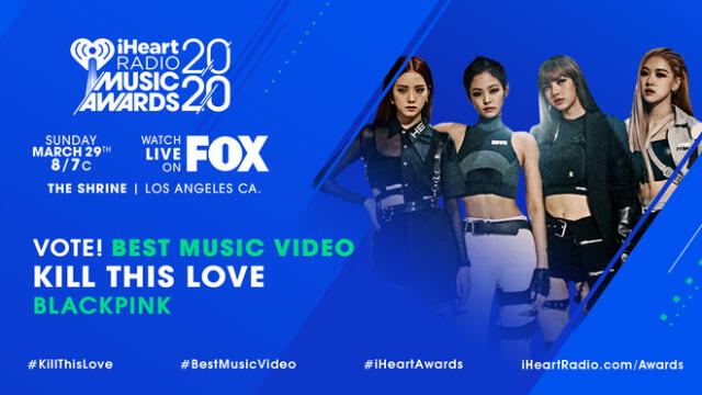 Las chicas de BLACKPINK son nominadas a los iHeartRadio Music Awards 2020