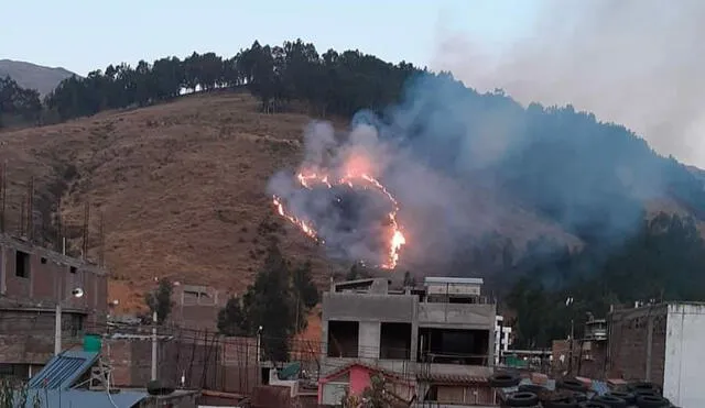 Huancayo incendio corazón