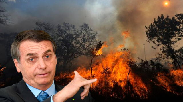 Bolsonaro dijo que las ONG están detrás de los incendios por recorte de presupuestos. Foto composición: referencial