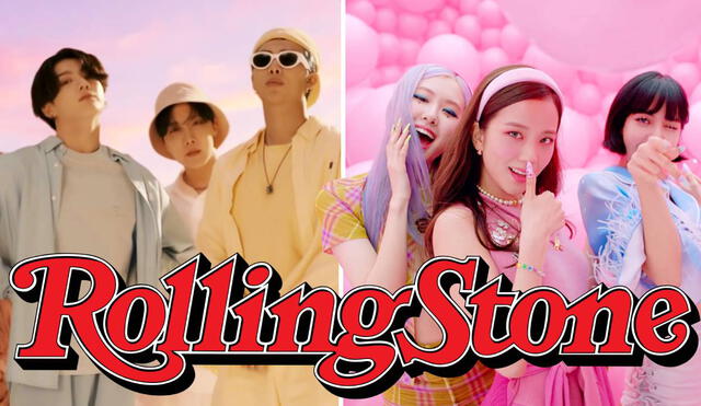BTS y BLACKPINK son los únicos actos coreanos en listado de Rolling Stone. Foto: composición La República / Big Hit / YG / RS