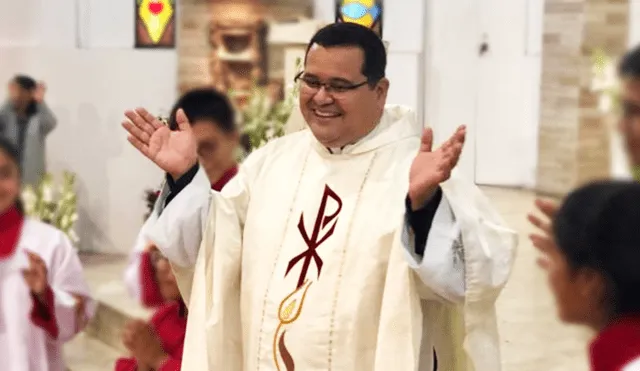 El padre Luis Núñez del Prado pertenece a la Diócesis de Lurín y su parroquia se llama San Gabriel Arcángel, ubicada en V.M.T. (Foto: cortesía)