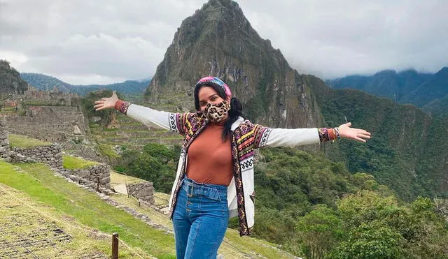 La cantante Daniela Darcourt se mostró orgullosa de sus orígenes tras participar en ceremonia de reapertura de Machu Picchu. Foto: Instagram Foto del perfil de @danieladarcourtoficial.
