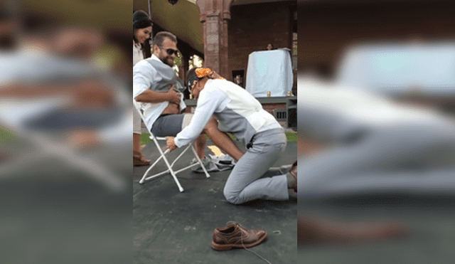 Facebook viral: mujer deja en ridículo a su esposo que quería sacarle la liga de la pierna [VIDEO]