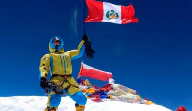 Peruano llegó a la cima del Everest sin oxígeno suplementario
