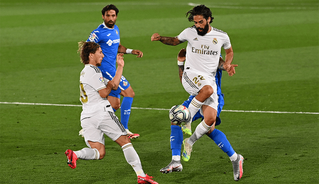 Sigue aquí EN VIVO ONLINE el partido Real Madrid vs. Getafe por la fecha 33 de LaLiga Santander. | Créditos: AFP