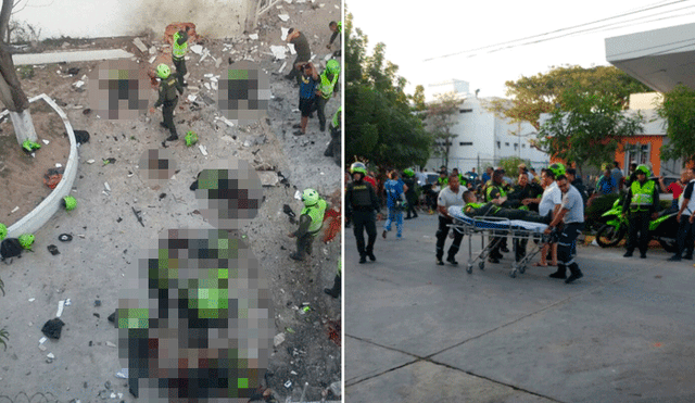 Barranquilla: al menos 5 efectivos muertos y 41 heridos deja ataque con granada a estación policial