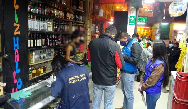 Se intervino a adolescentes un bar en pleno estado de emergencia. Foto: Municipalidad de Cajamarca