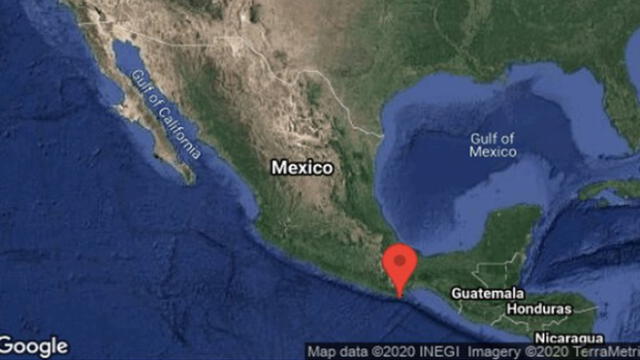 Terremoto en México | Ambas réplicas ocurrieron muy cerca de Crucecita, en el estado de Oaxaca. (Foto: Google)