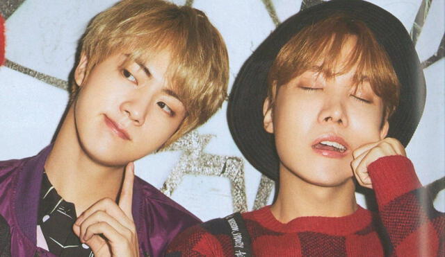 Jin y J-Hope se volvieron tendencia mundial en Twitter por cantar un tema en español.