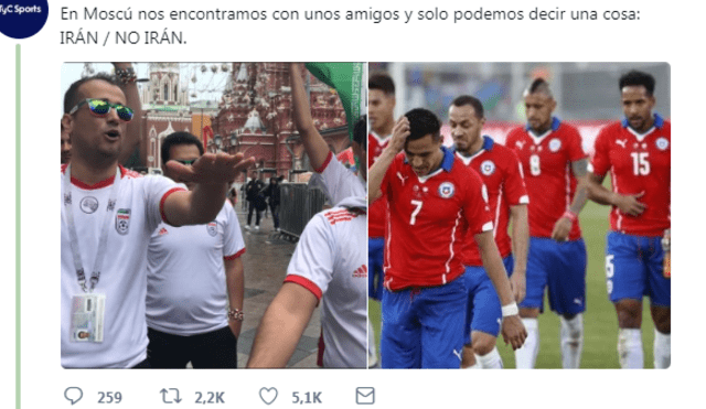 Twitter: cruel meme de Chile contra Argentina tras ser troleado por no estar en Rusia 2018 [FOTO]