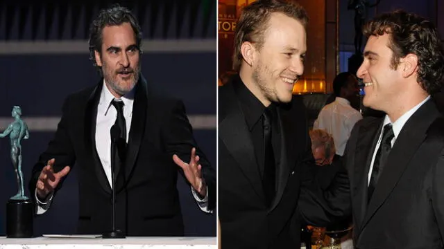 Joaquin Phoenix dedicó su SAG 2020 al fallecido actor Heath Ledger - Fuente: difusión