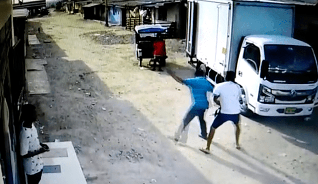 Sullana: asaltan camión repartidor de gaseosas [VIDEO]