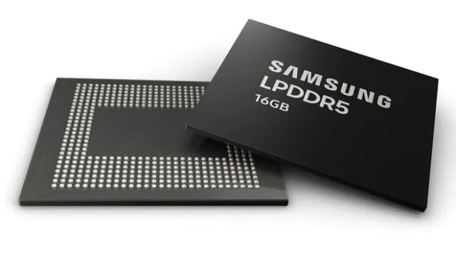 Esta nueva memoria móvil de 16GB de Samsung consta de ocho chips de 12 gigabits (Gb) y cuatro chips de 8 Gb.