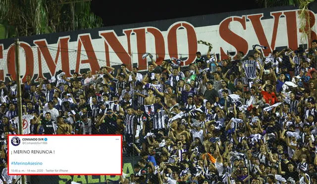 La barra organizada de Alianza se pronunció en redes. Foto: composición GLR/Twitter