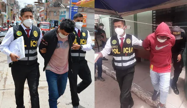 Sujetos fueron detenidos gracias a un trabajo de inteligencia. Fotos: Facebook/ Impacto Policial.