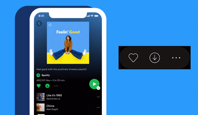 Spotify estrena nuevos botones para usuarios premium.
