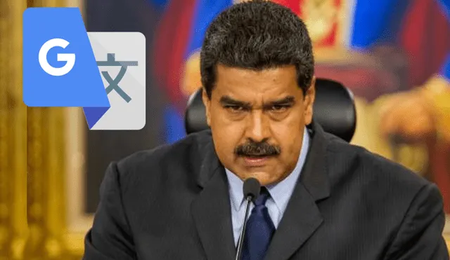 Google Translate: mira que pasa si escribes el nombre de Nicolás Maduro [FOTO]