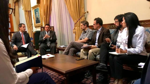Guaidó se reunió con representantes de la ONU para hablar de la crisis en Venezuela 