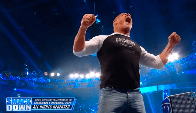 Goldberg cerro un nuevo programa de SmackDown atacando a The Fiend Bray Wyatt. | Foto: WWE