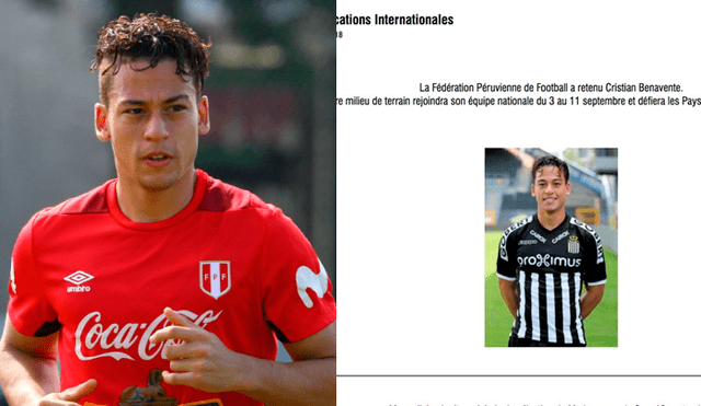 Sporting Charleroi eliminó anuncio de permiso a Cristian Benavente para jugar por Perú