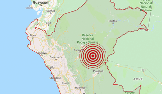 Sismo de magnitud 4.5 remeció Loreto esta madrugada