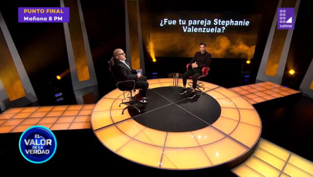Guty Carrera se confesó en el sillón rojo de "El valor de la verdad". Foto: Captura Latina.