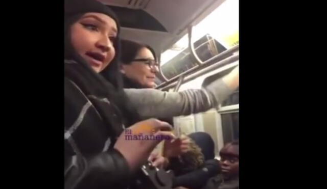 Mujer de origen peruano defiende a musulmanes en metro de EEUU | VIDEO