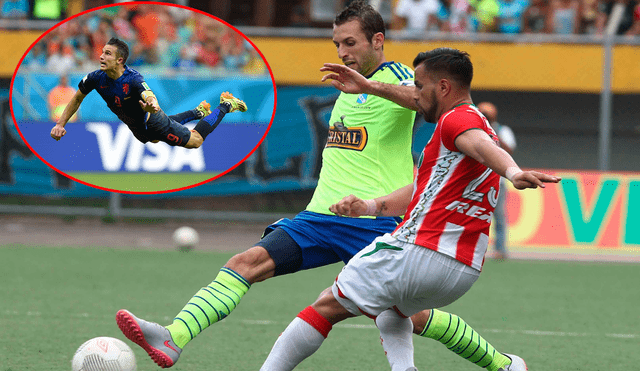 Daniel Peredo narró el golazo que le hizo Juan Pablo Vergara a Sporting Cristal en el año 2015. | Foto: GLR / AFP