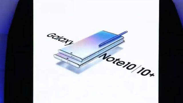 Samsung presentó al Galaxy Note 10 y Note 10+.