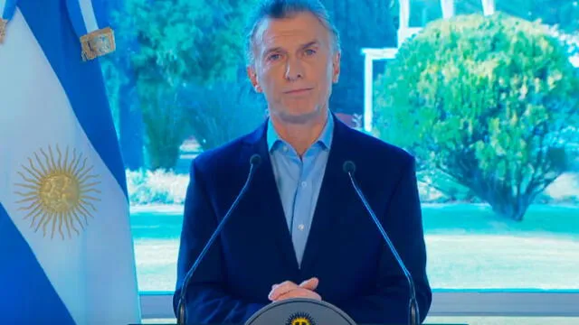 Presidente de argentina, Mauricio Macri, pidió perdón por el resultado en las primarias y anunció paquete económico. Foto captura YouTube.