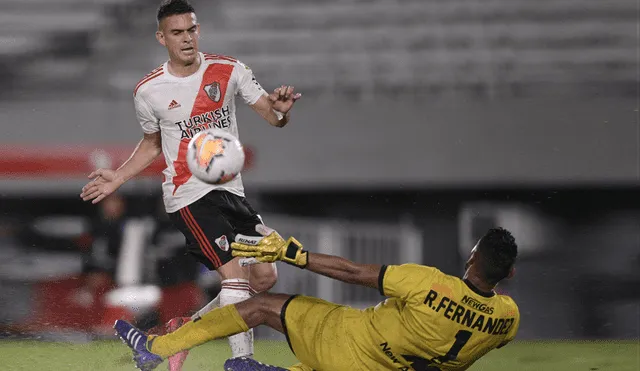Jeickson Reyes se refirió al partido entre Binacional y River Plate. | Foto: AFP
