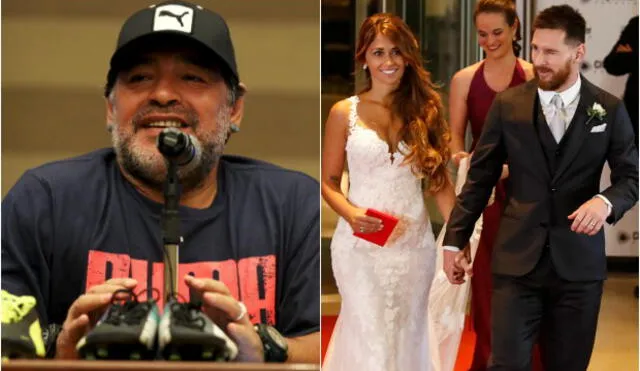 Diego Maradona: “Mi invitación a la boda de Messi se perdió por alguna parte”