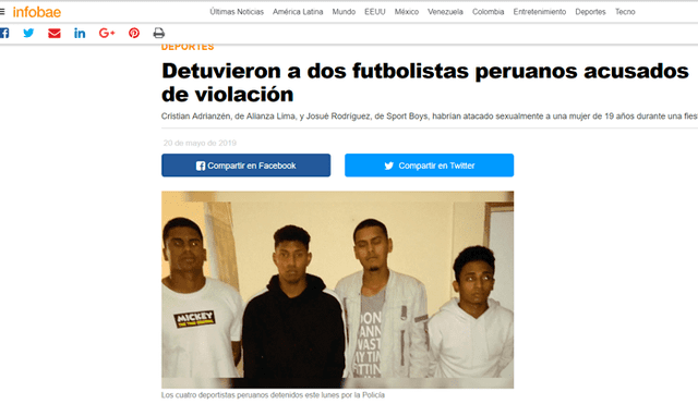 Así informó la prensa internacional sobre la detención de Christian Adrianzén [FOTOS]