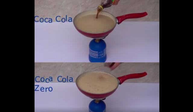 Video Facebook explica las diferencias entre Coca Cola normal y Zero