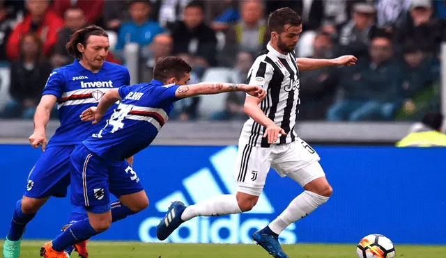 Con gol de Cristiano y Dybala, Juventus superó a Sampdoria por 2-1 en la Serie A de Italia