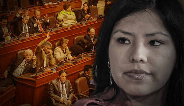Indira Huilca es la nueva vocero de Nuevo Perú en reemplazo de Richard Arce. Composición: La República.