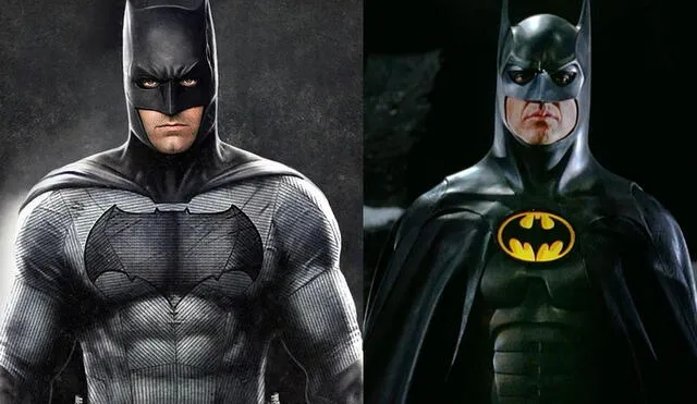 Ben Affleck y Michael Keaton podrían estar juntos interpretando a Batman. Créditos: Warner Bros/composición