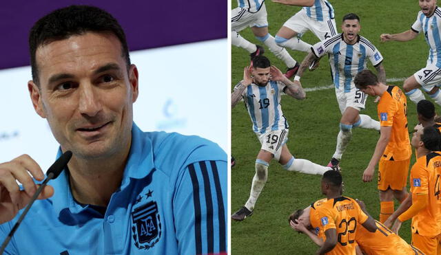 El entrenador de Argentina se refirió a la polémica celebración ante Países Bajos. Foto: EFE